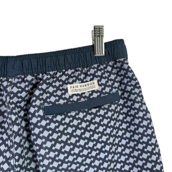 Fair Harbor Kids Anchor Swim Trunk Mist Seaview Blue Beach Pool Youth Boys XL - Picture 5 of 8